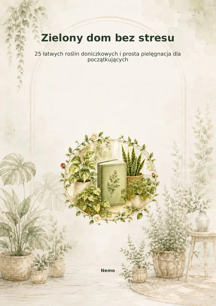 Okładka poradnika Zielony dom bez stresu